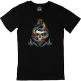 Cix Kuru Kafa Dragon Silahlı Siyah Erkek T-shirt