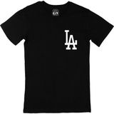 Cix La Los Angeles Cep Logo Tasarımlı Siyah T-shirt