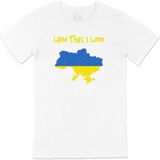 Cix Land That I Love Ukrayna Beyaz Erkek T-shirt