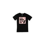 Cix Let The Music Take You Away Logolu Yuvarlak Yaka Siyah T-shirt