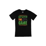 Cix Lets Play The Game Logolu Yuvarlak Yaka Siyah T-shirt