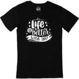 Cix Life Is Better With You Siyah Tişört - XS