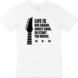 Cix Life Is One Grand Tişört - XXL - Beyaz