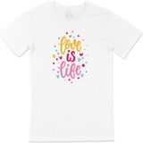 Cix Love Is Life Tişört - XL - Beyaz