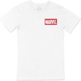 Cix Marvel Cep Logo Tasarımlı Beyaz Tişört - 3XL