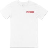 Cix Marvel Studious Cep Logo Tasarımlı Beyaz Tişört - XL