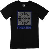 Cix Mavi Finish Him Siyah T-shirt