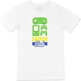 Cix Mavi Gamer Club Beyaz T-shirt