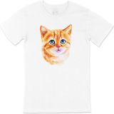 Cix Mavi Gözlü Kedi Beyaz T-shirt