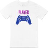 Cix Mavi Player Beyaz T-shirt