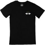 Cix Melek Kanatlı Halka Cep Tasarım Baskılı Siyah Erkek T-shirt
