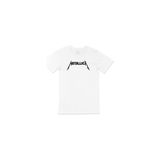Cix Metallica Logolu Tişört - 4XL - Beyaz