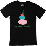 Cix Mindfulness Concentration Baskılı Siyah Unisex T-shirt