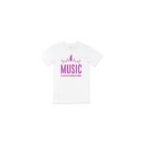 Cix Music Is Love Tişört - Beyaz