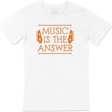 Cix Music Is The Answer Tişört - XXL - Beyaz