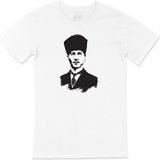 Cix Mustafa Kemal Atatürk Tişört - Beyaz