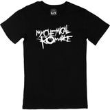 Cix My Chemical Romance Baskılı Siyah Unisex T-shirt