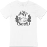 Cix Nature Is My Home Tişört - 3XL - Beyaz