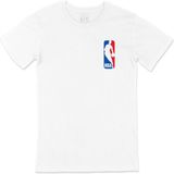 Cix Nba Klasik Logo Cep Logo Tasarımlı Beyaz Tişört