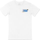 Cix Nba League Pass Cep Logo Tasarımlı Beyaz Tişört - 5XL