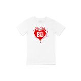 Cix New York 80 Yazılı Yuvarlak Yaka Beyaz T-shirt