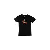 Cix Osmanlı Kadını Baskılı Yuvarlak Yaka Siyah T-shirt