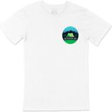 Cix Outdoor Life Cep Logo Tasarımlı Beyaz Tişört