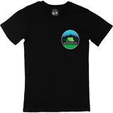 Cix Outdoor Life Logolu Cep Logo Tasarımlı Siyah Tişört