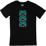 Cix Own Your Game Baskılı Siyah Unisex T-shirt