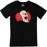 Cix Palyaço Clown Baskılı Siyah Unisex T-shirt