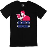 Cix Pembe Do Not Be Emotional Baskılı Siyah Unisex T-shirt