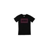Cix Pembe Pychedelic Baskılı Siyah Erkek T-shirt