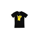Cix Pikachu Baskılı Siyah Erkek T-shirt