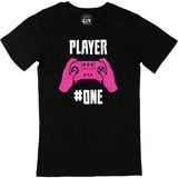 Cix Player One Baskılı Siyah Erkek T-shirt
