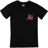 Cix Pokemon Mega Gengar Cep Logo Tasarımlı Siyah Erkek T-shirt