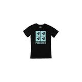 Cix Publisher Baskılı Siyah Erkek T-shirt