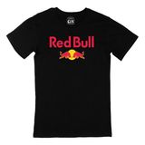 Cix Red Bull Baskılı Siyah Erkek T-shirt