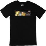 Cix Rengarenk Aysa Baskılı Siyah Erkek T-shirt