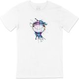 Cix Renkli Uçan Balon T-Shirt - 4XL - Beyaz