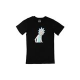 Cix Rick And Morty Baskılı Siyah Erkek T-shirt