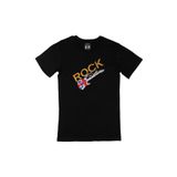 Cix Rock Radio Gitar Baskılı Siyah Erkek T-shirt
