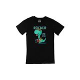 Cix Rocker Dinozor Baskılı Siyah Erkek T-shirt