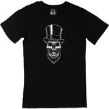 Cix Şapkalı Kuru Kafa Siyah T-shirt