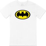 Cix Sarı Batman Logolu Tişört - XXL - Beyaz