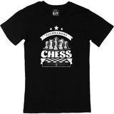 Cix Satranç Turnuvası Baskılı Siyah Erkek T-shirt