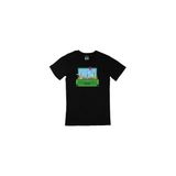 Cix Seyahat Çantası Baskılı Siyah Erkek T-shirt