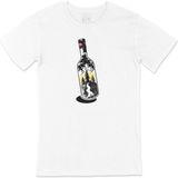 Cix Şişe Tasarımlı Beyaz Erkek T-shirt