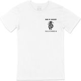 Cix Sons Of Anarchy California Cep Logo Tasarımlı Beyaz Tişört - 5XL