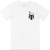 Cix Star Wars Boba Fett Cep Logo Tasarımlı Beyaz Tişört