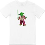 Cix Star Wars Jedi Yoda Tişört - 3XL - Beyaz